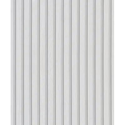 Eden Wood Stripe 33' L X 21" W Wallpaper Roll — Gray