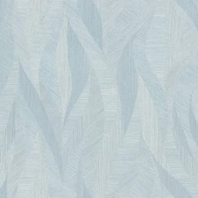Energy Collection Flame Effect Matte Wallpaper Roll — Blue