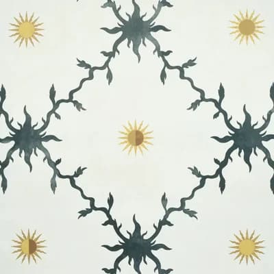 Palladio Trellis Wallpaper — Black