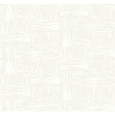 Apia Abstract Non-Pasted Wallpaper Roll — Ivory