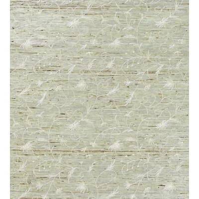 Kingsley Floral Non-Pasted Wallpaper Roll — Winter Wheat