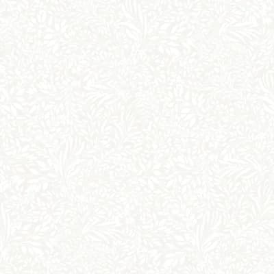 Floral Non-Pasted Wallpaper Roll — Off-White
