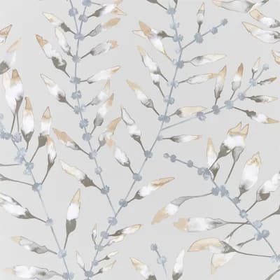 Chaconia Wallpaper — Amber,Slate