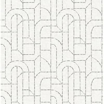 Integrity Arched Outlines Wallpaper — Yellow