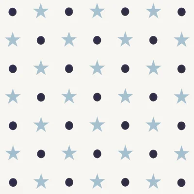 Etoiles Et Points Wallpaper — Blue