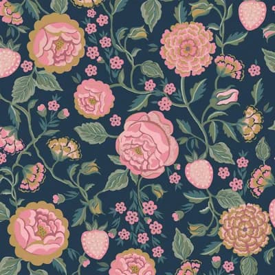 Cath Kidston Strawberry Garden Blue — Red