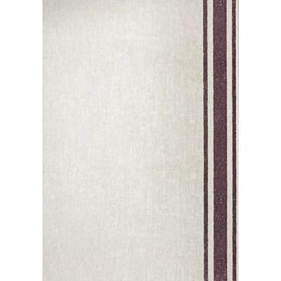 Dos (Papel Pintado) Striped Wallpaper Roll — Berenjena