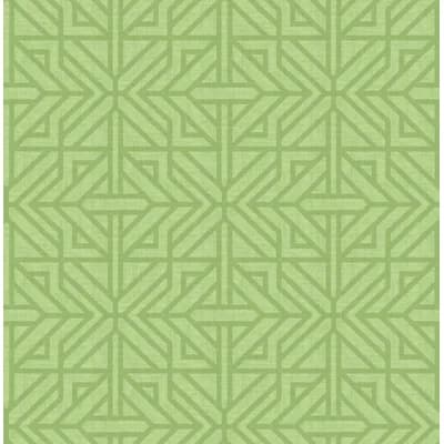 Geometric Wallpaper Double Roll — Green