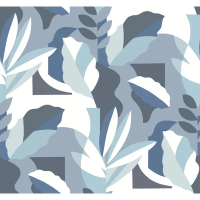 Papier Colle Wallpaper — Blue