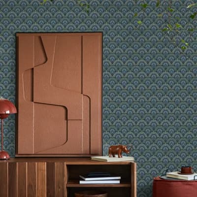 Transform Peacock Peel & Stick Wallpaper — Green