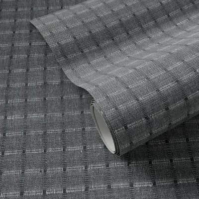 Dobby Checkered Non-Pasted Wallpaper — Dobby - Night
