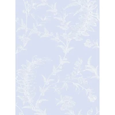 Ludlow Floral Non-Pasted Wallpaper Roll — Pale Blue