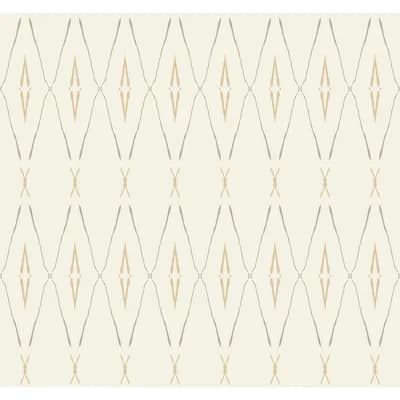 Artifact Silhouettes Geometric Non-Pasted Matte Wallpaper Double Roll — Desert