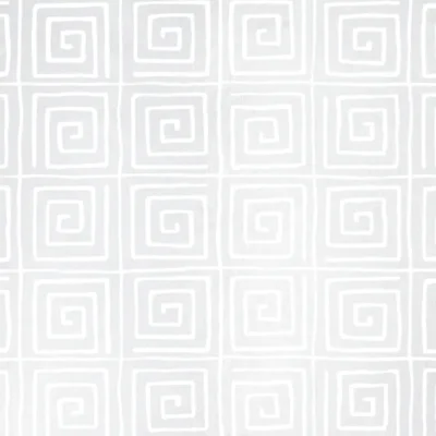 Schumacher x Cristina Buckley Trousdale Metallic Wallpaper — White,Silver