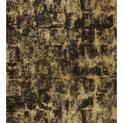 Patine Abstract Non-Pasted Metallic Wallpaper Double Roll — Vieil Or