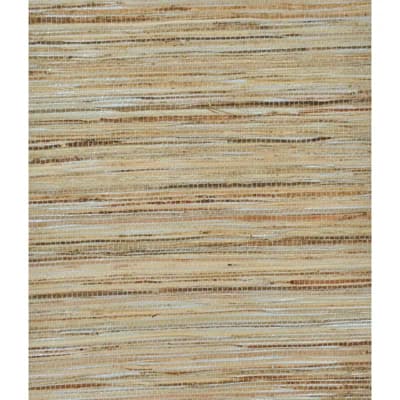 24' L x 36" W Textured Wallpaper Roll — Brown