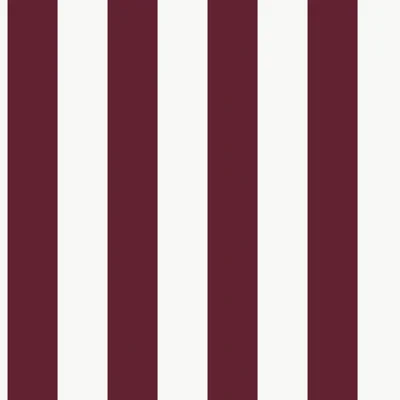 Smart 3 Stripes Awning Stripe Wallpaper Roll — Red
