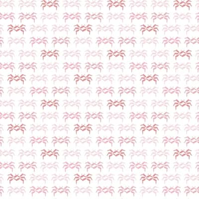 Florida Sand Crab 10' L x 24" W Wallpaper Roll — Blue