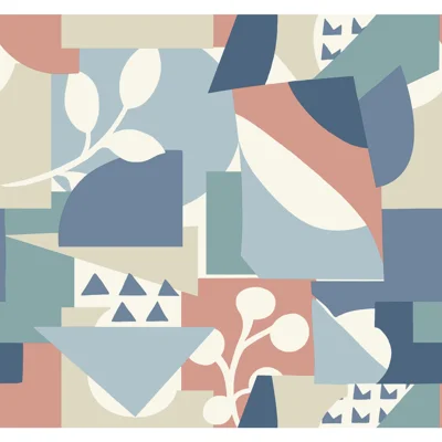 Geometric Non-Pasted Matte Wallpaper Roll — Neutral