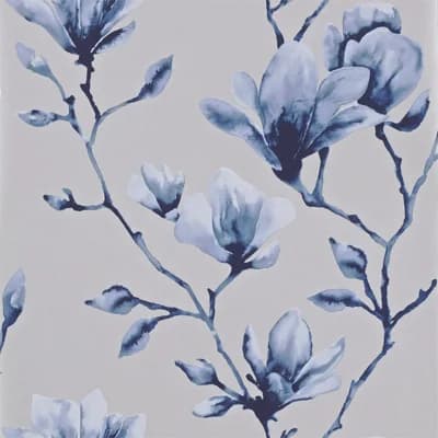 Lotus Wallpaper — Indigo