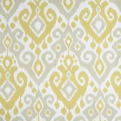 Dedra Damask Non-Pasted Matte Wallpaper — Yellow & Stone