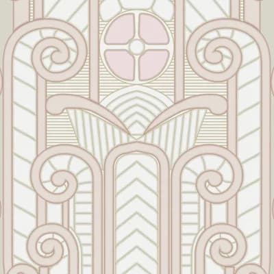 Congress Relief - Wallpaper — Plaster White