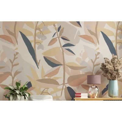 Jaeceion 108' L x 78" W Peel and Stick Wall Mural — Beige