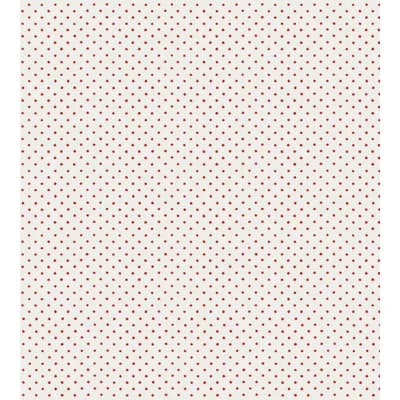 Lee Polka Dot Non-Pasted Matte Wallpaper Roll — Red