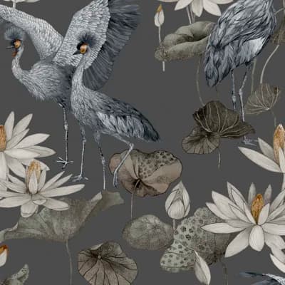 Teien Sea Green Wallpaper — Gray