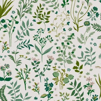 Joules Floral Non-Pasted Matte Wallpaper Double Roll — Navy