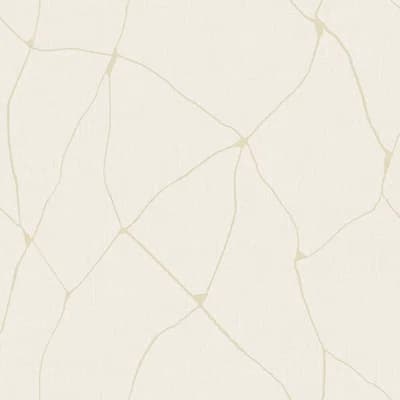 Unito Kintsugi Vinyl/Non-Woven Wallpaper Roll — Pearl