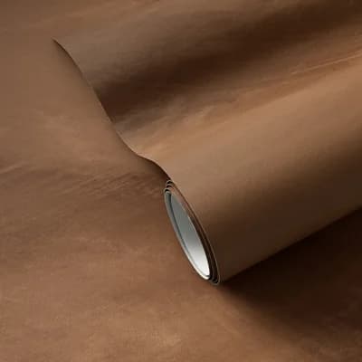 Art Studio Non-Pasted Wallpaper Panel — Limewash Terracotta