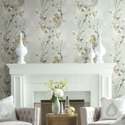 Striped Peel & Stick Matte Wallpaper Roll — Neutral