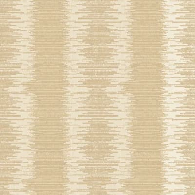 Metallic FX Layered Stripe 33' L x 21" W Wallpaper Roll — Yellow