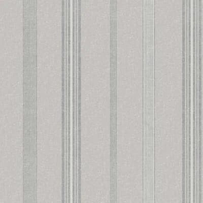 Anatolia Stripe Textured Peel and Stick Wallpaper By Pure Salt — Gray