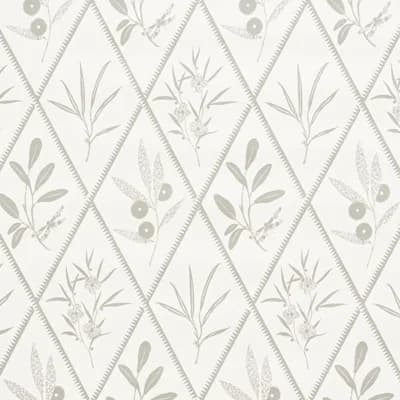 Schumacher x Charlap Hyman & Herrero Endimione Wallpaper — Gray
