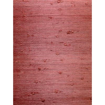 Essential Grasscloths Grass Cloth Wallpaper Roll — Red
