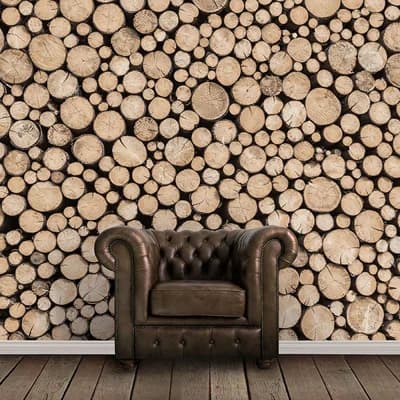 Global Fusion8.12' L x 124" W 6-Panel Wall Mural — Beige