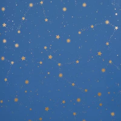 Schumacher x Marie-Chantal Scattered Stars Wallpaper — Night