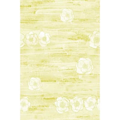 Yuki Osada Satin Wallpaper Double Roll — Yellow