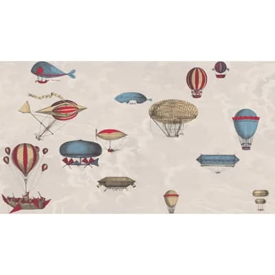 Non-Pasted Matte Wallpaper Roll — Stone,Rouge,Blue