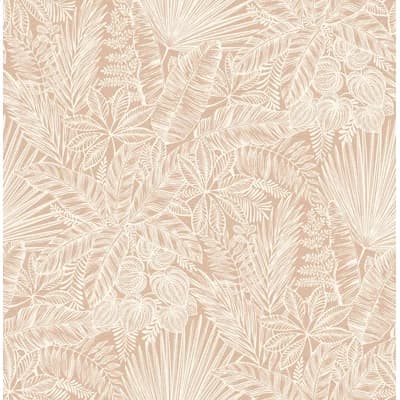Vita Sage Botanical Wallpaper — Pink