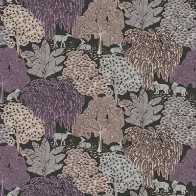 Laura Ashley Garwood Grove Violet Grey Removable Wallpaper — Violet Gray