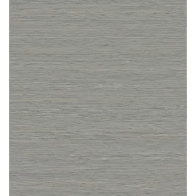Twine Grass Cloth Non-Pasted Wallpaper Roll — Gray