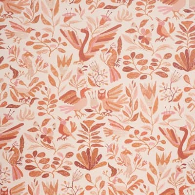 Atelier Paris Floral Matte Wallpaper Roll — Tan