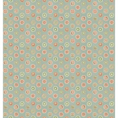 Court Buttons - Blue — Red,Aqua