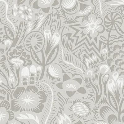 Boråstapeter Pangsurr Wallpaper — Silver