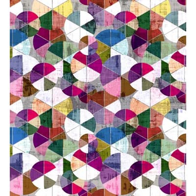 Jewel Modern Non-Pasted Metallic Wallpaper Roll — October