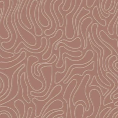Aire - Taupe Wallpaper by Sabrina Yvonne — Deep Taupe