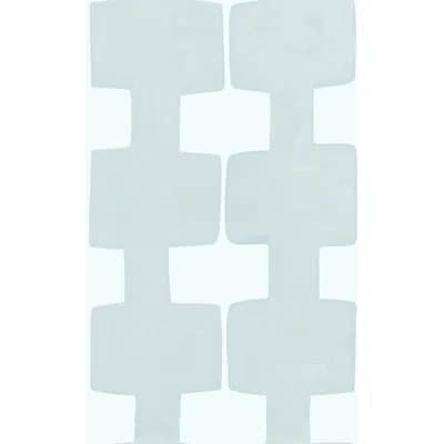 Paule Marrot Non-Pasted Satin Wallpaper Double Roll — Light Slate Blue